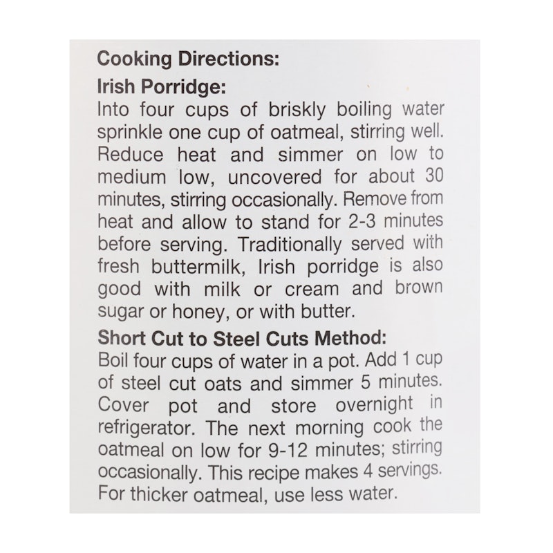 Traditional Steel Cut Oats |6 pack 6