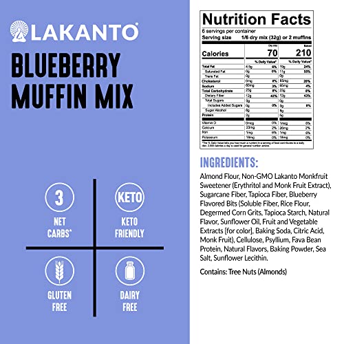 Sugar-Free Blueberry Muffin Mix 2