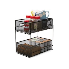 2 Tier Metal Mesh Storage Baskets