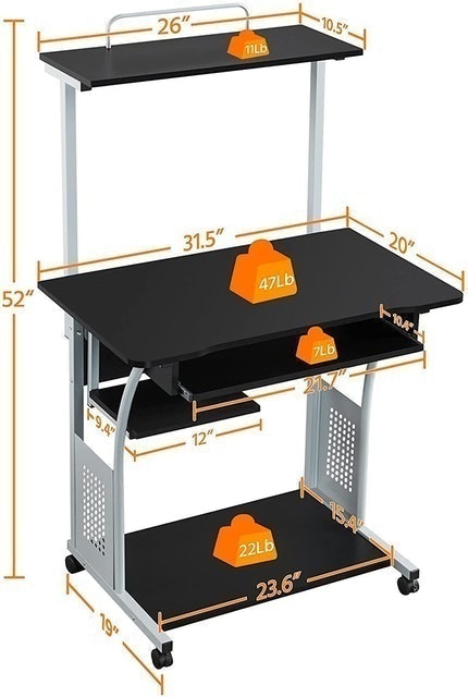 Folding Computer Desk 2