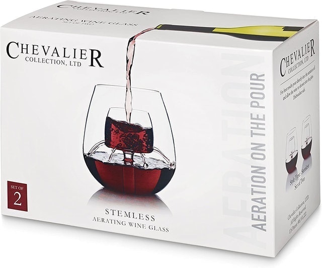 Stemless Aerating Wine Glasses 2