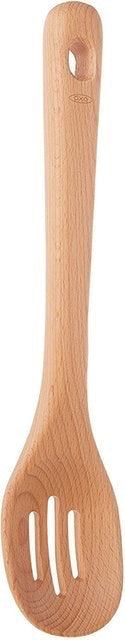 Good Grips Large Wooden Slotted Spoon 1