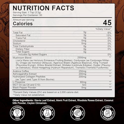 Instant Mushroom Coffee Powder 2