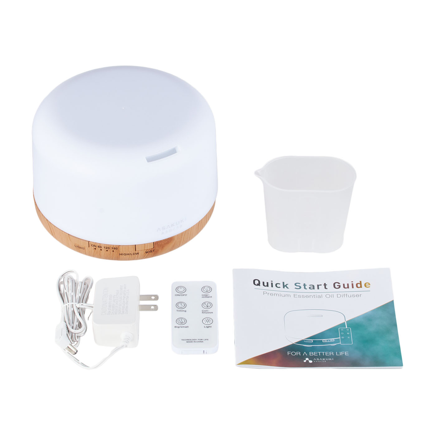 Rock Light Wood Essential Oil Diffuser 10