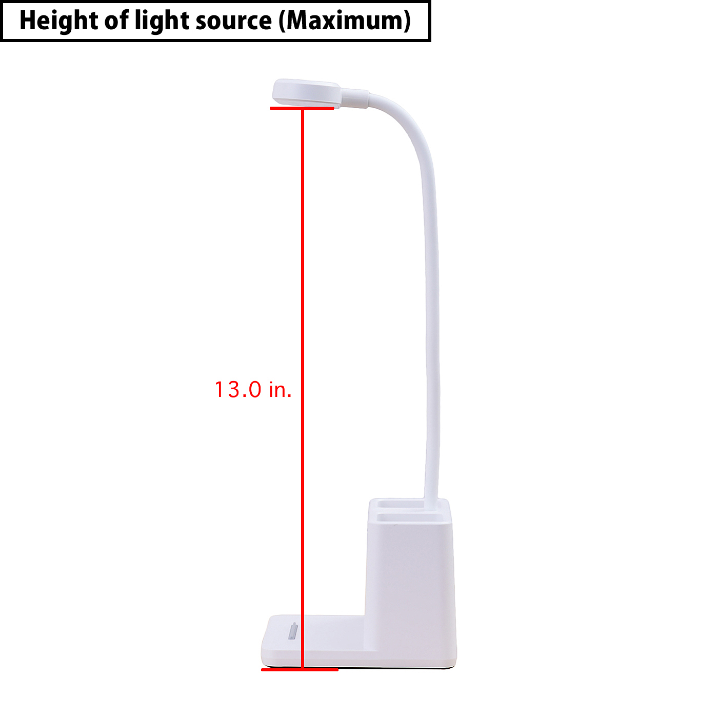 Led Desk Lamp with Pen and Phone Hold 4