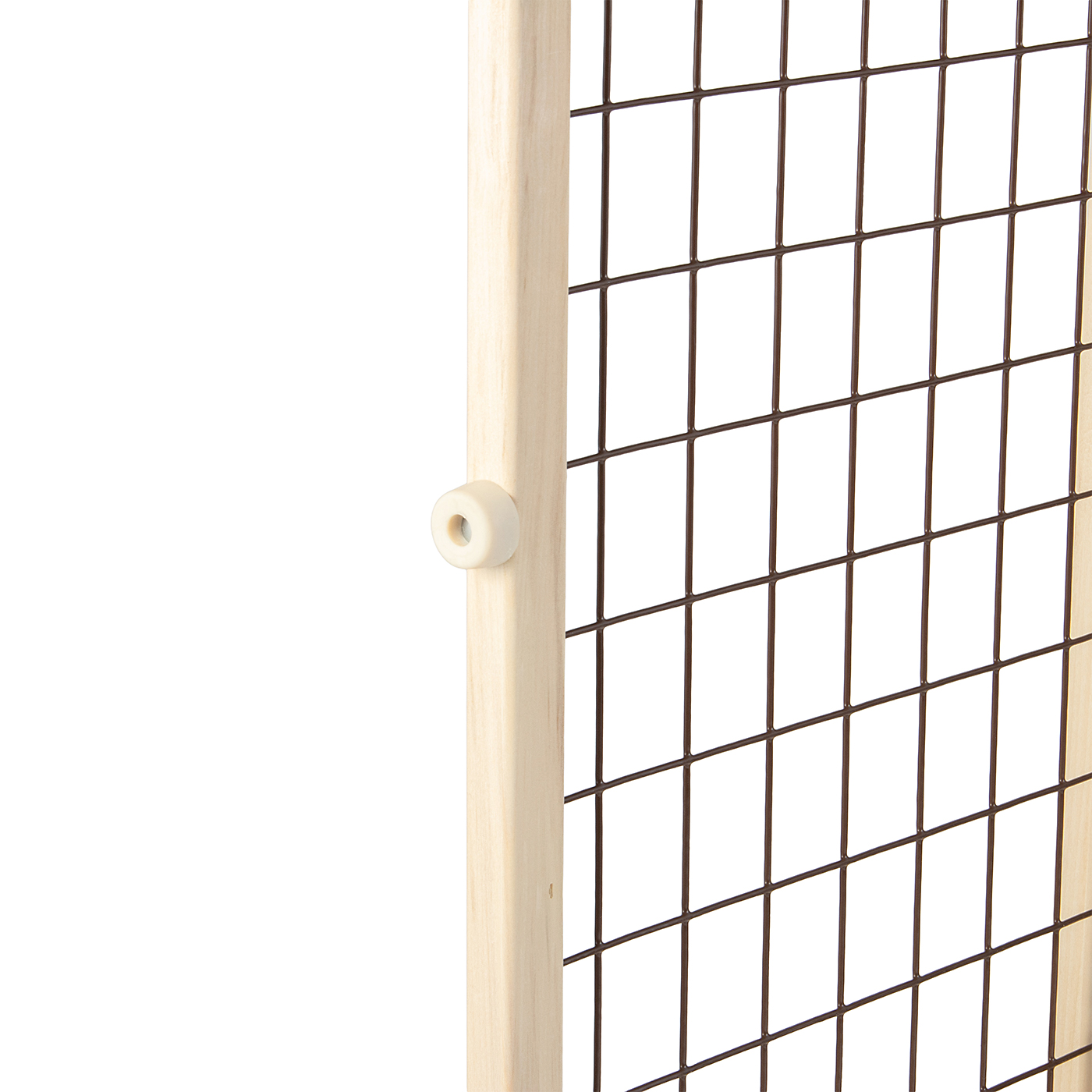 MyPet Extra Tall & Wide Wire Mesh Wood Petgate 3