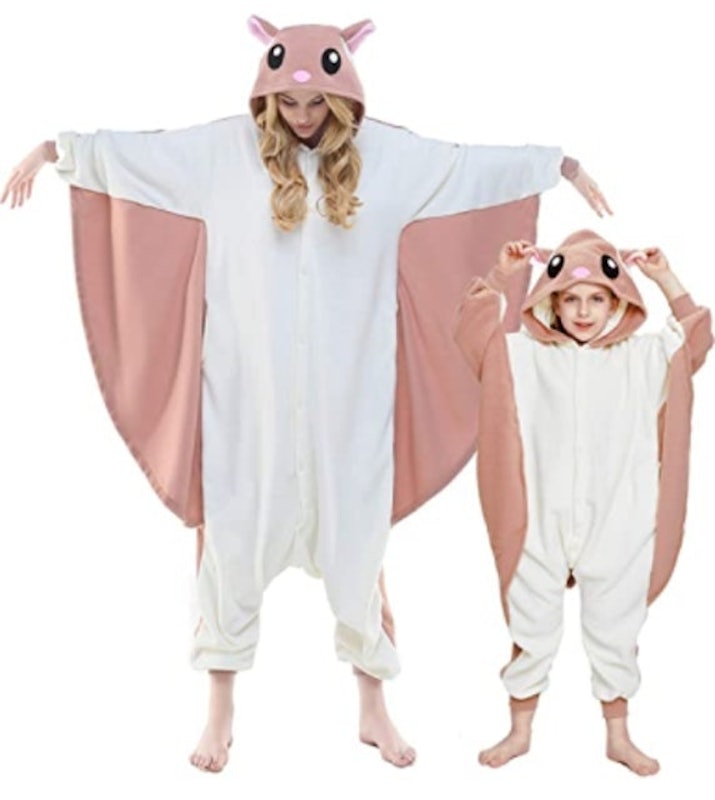 Unisex Adult Kid Flying Squirrel Pajamas 1