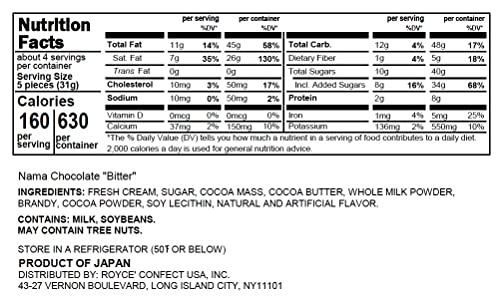 Nama Chocolate "Bitter" - Cognac-Infused Dark Chocolate 2