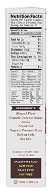 Chocolate Muffin and Cake Almond Flour Mix 2
