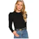 Floerns Puff Sleeve Crew Neck 1