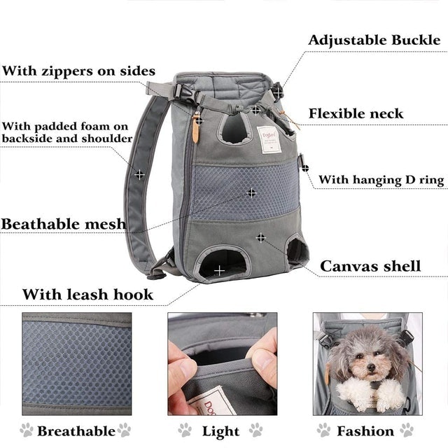 Legs Out Front Pet Carrier Backpack 2