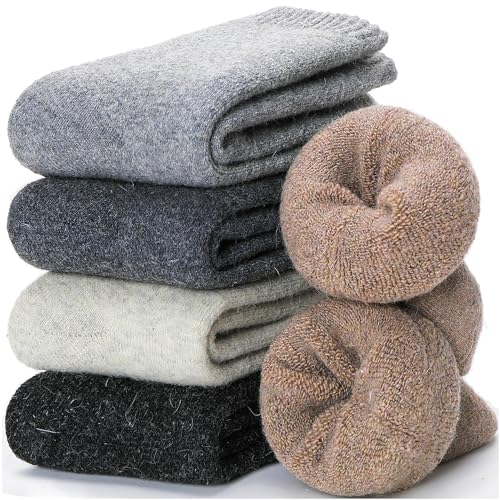 5 Pairs Womens Merino Wool Thermal Socks 1
