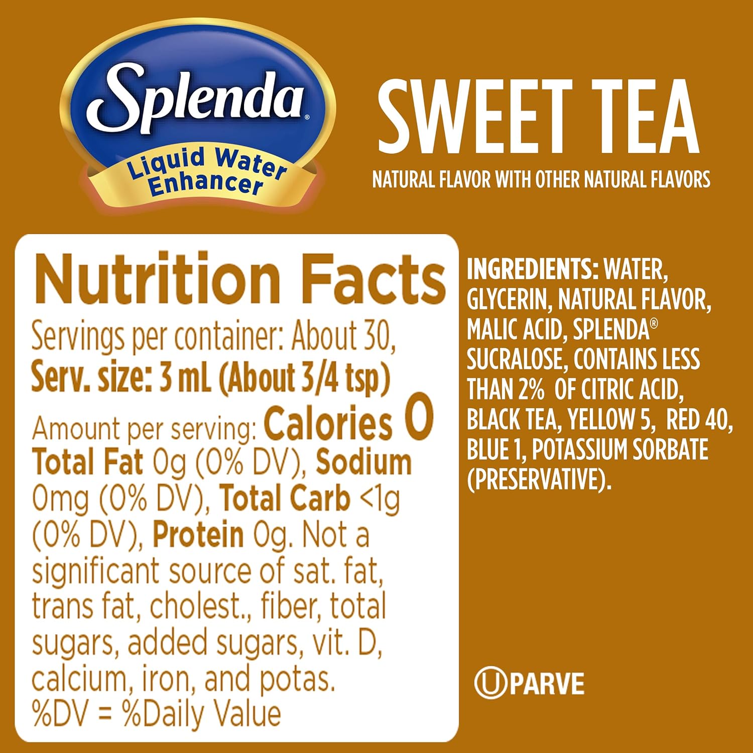 Sweet Tea Liquid Water Enhancer 2
