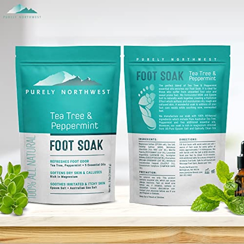 Tea Tree Oil & Peppermint Foot Soak with Epsom Salt 2