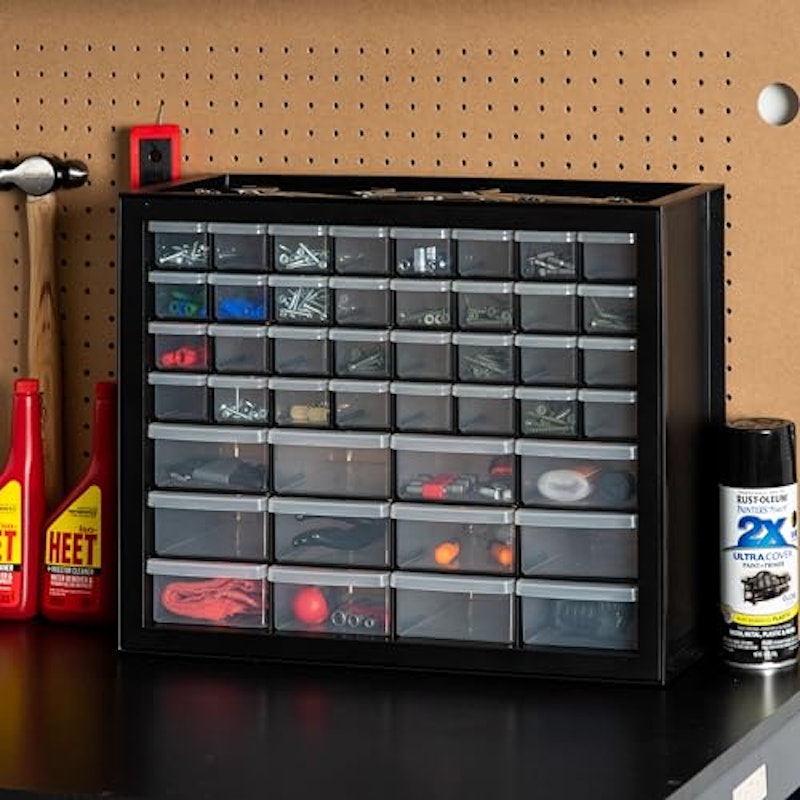 Screw Tool Organizer Small Parts Cabinet Chest 2