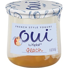 Oui by Yoplait French Style Peach Whole Milk Yogurt