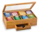 Bambüsi Wooden Tea Chest Organizer with Small Drawer 1