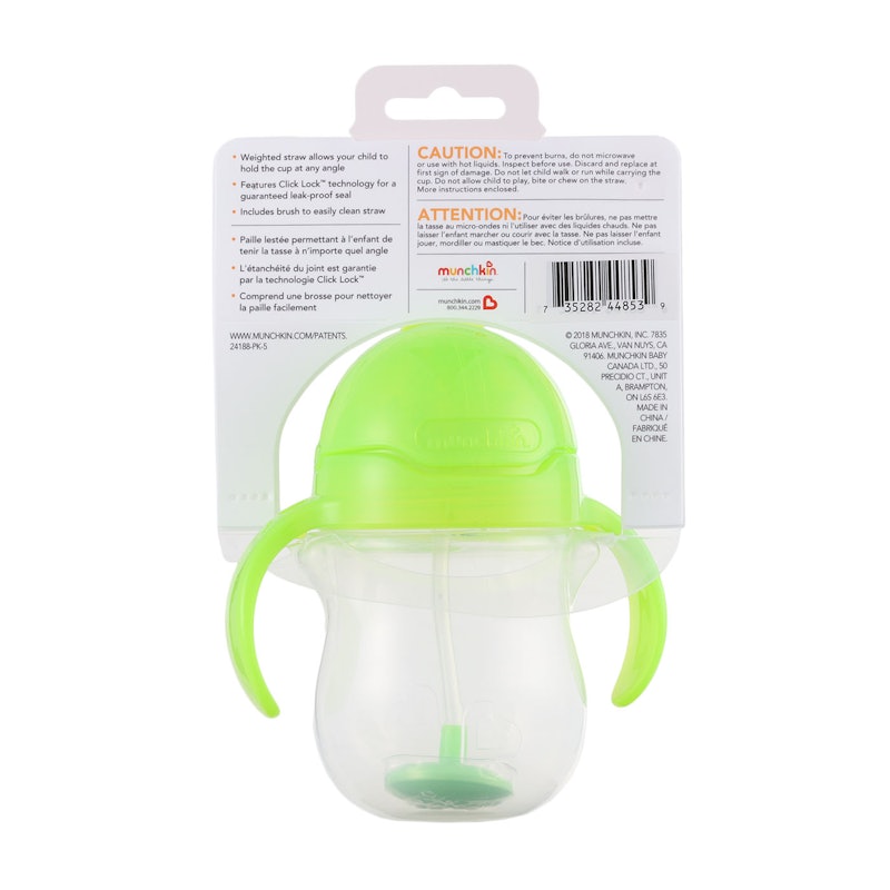 Any Angle Click Lock Weighted Straw Trainer Cup 7
