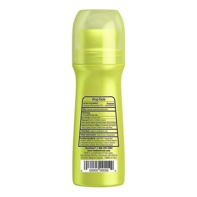 Unscented Roll-on Deodorant   2
