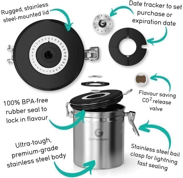 Stainless Steel Coffee Container 3