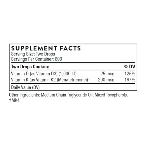 Vitamin D + K2 Liquid 2