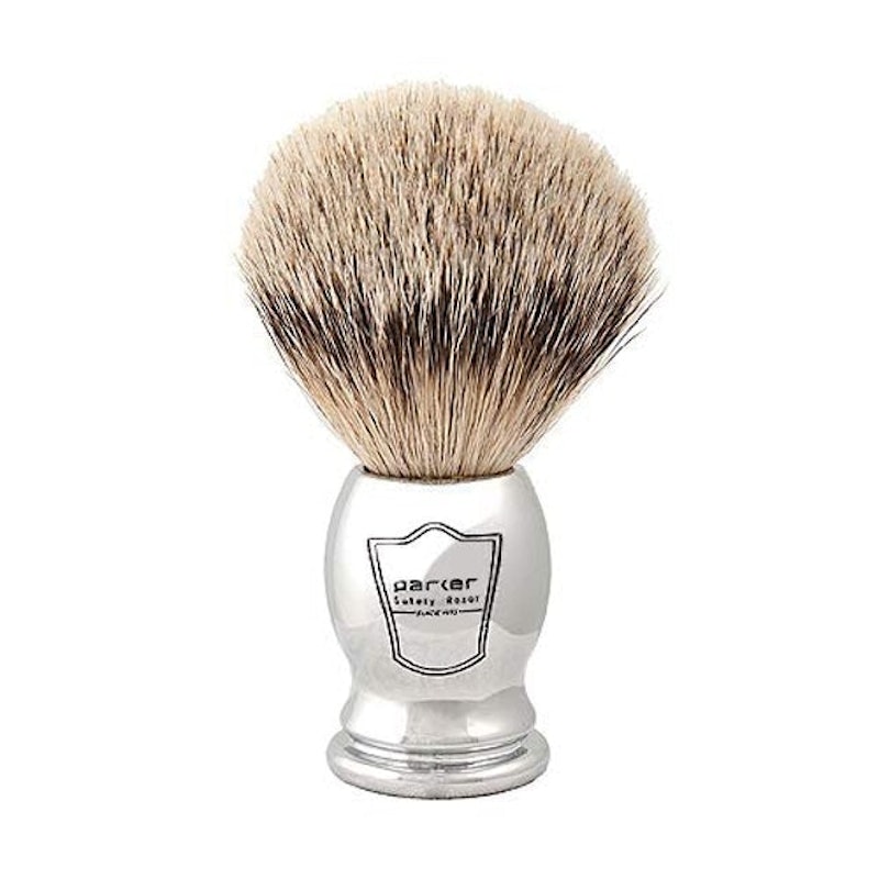 Chrome Handle Silvertip Shave Brush 1