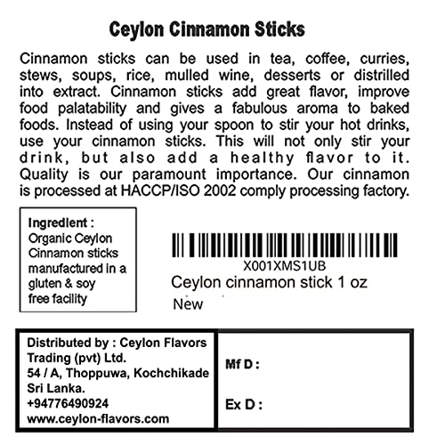Organic Ceylon Cinnamon Sticks 2