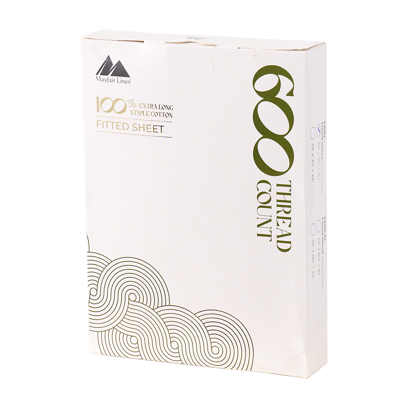 Mayfair Linen 600 Thread Count 100% Egyptian Cotton Sheet Set 1