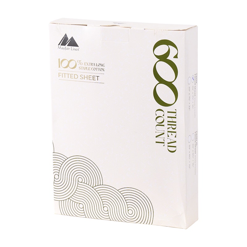 Mayfair Linen 600 Thread Count 100% Egyptian Cotton Sheet Set 1