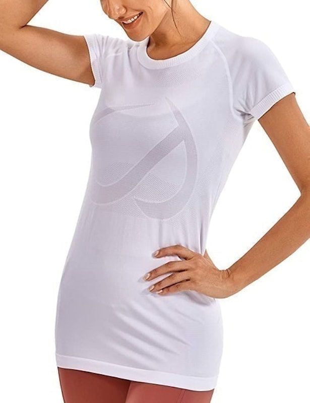 Seamless Short Sleeve Workout Shirt 1