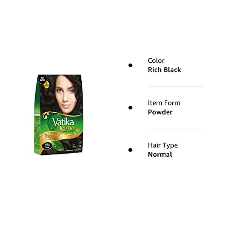 Henna Hair Color - Rich Black 5