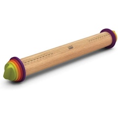 Adjustable Rolling Pin with Removable Rings