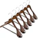 ZOBER Wide Shoulder Wooden Hangers 1