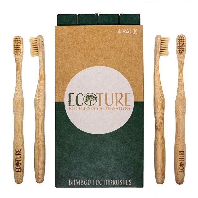 Ecoture Biodegradable Bamboo Toothbrushes 1