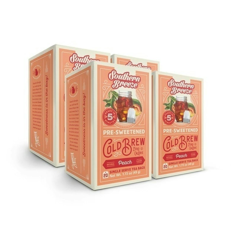 Cold Brew Peach Pre-Sweetened Zero-Calorie Tea 1