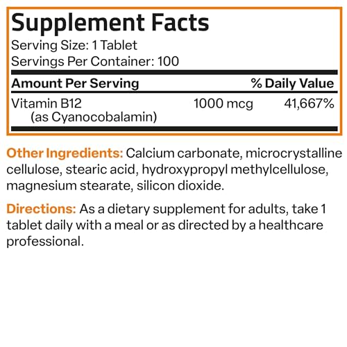 Vitamin B12 Sustained Release Non-GMO 3