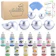 Limino 12 Pieces Bath Bomb Mold Set with 12 Soap Dye, Shrink Wrap Bags 1