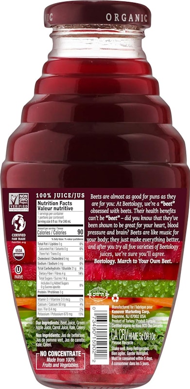 Beet & Veggie Cold-pressed juice 2