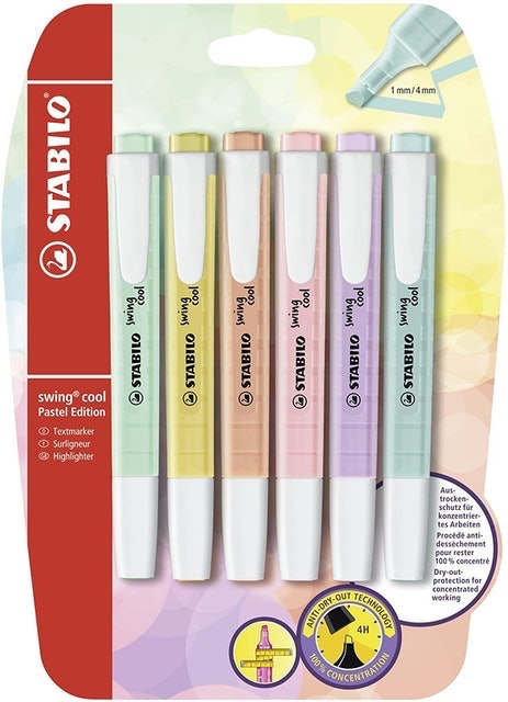 Blister Swing Cool Pastel Highlighters 1
