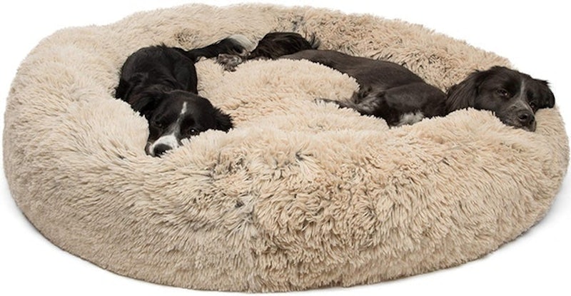 Calming Shag Vegan Fur Donut Cuddler 1