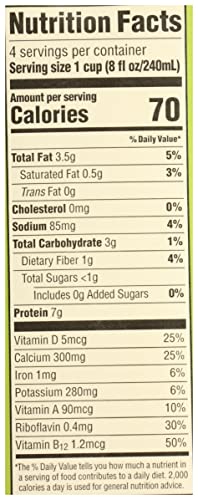 Unsweetened Original Soymilk 3