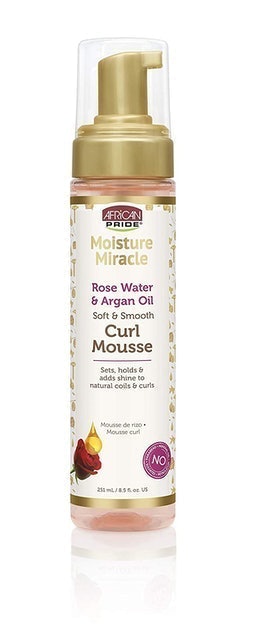 Moisture Miracle Rose Water & Argan Oil Curl Mousse 1