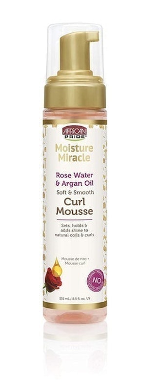 Moisture Miracle Rose Water & Argan Oil Curl Mousse 1