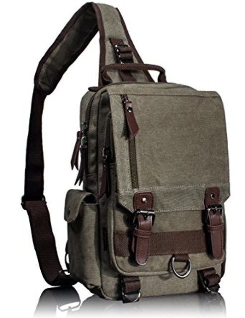 Canvas Messenger Sling Bag 1