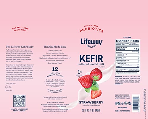 Low Fat Kefir Strawberry 2