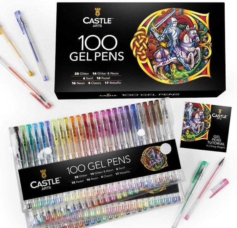 100 Gel Pens 1