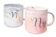 Vilight Home Mr and Mrs Marble Coffee Cups Set 1