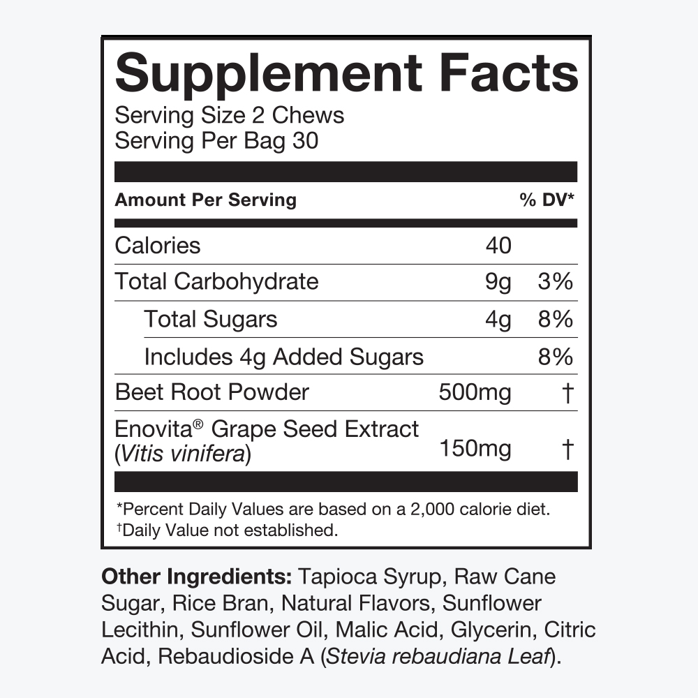 SuperBeets® Heart Chews 2