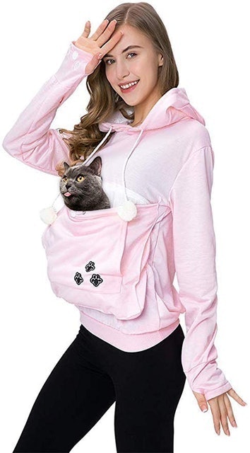 Unisex Pet Carrier Hoodie 1