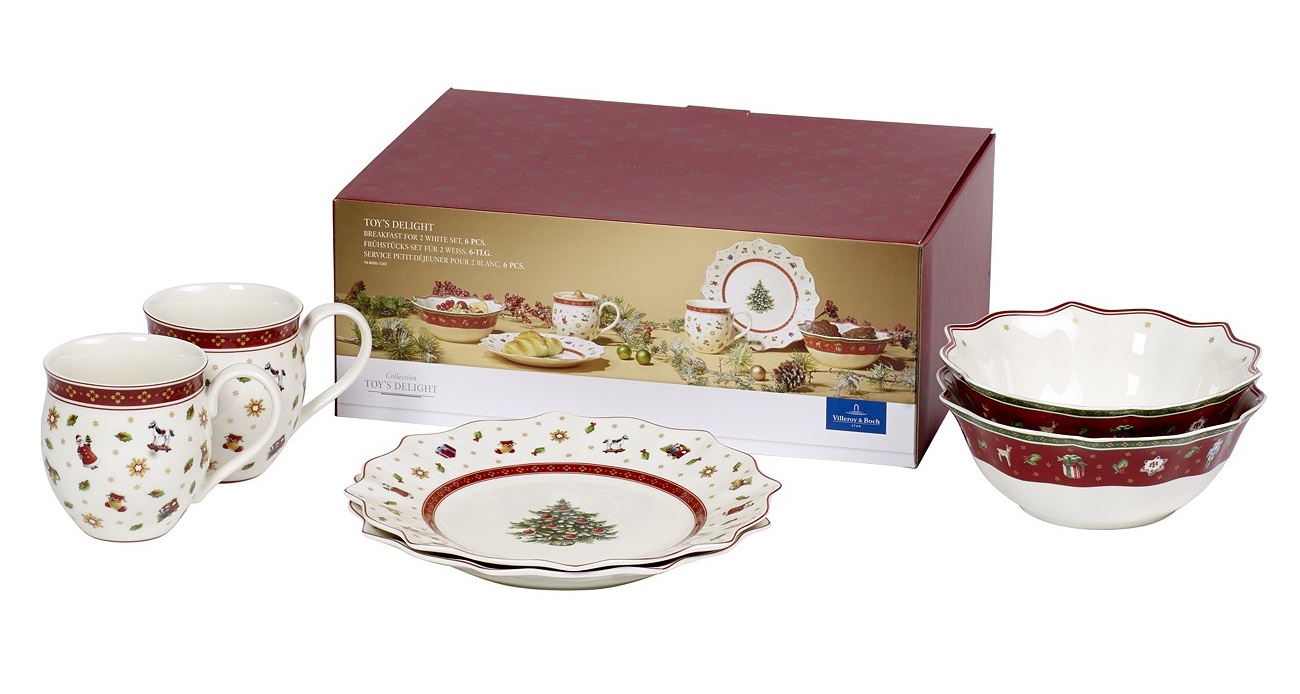 Toys Delight 6-Piece White Breakfast Set 1